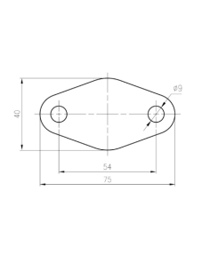 EGR paplāksne 1.9 TDI AFN AVG 1Z AHU AHH AFF ABL